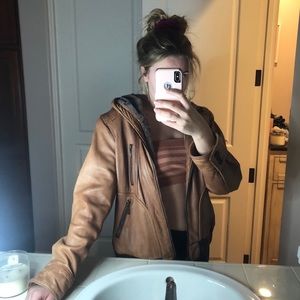 JONES NEW YORK LEATHER JACKET